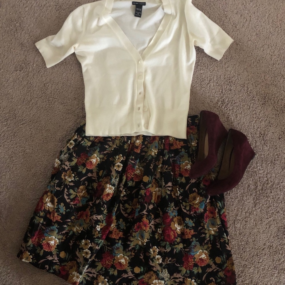 Taydey A Line Retro Skirt